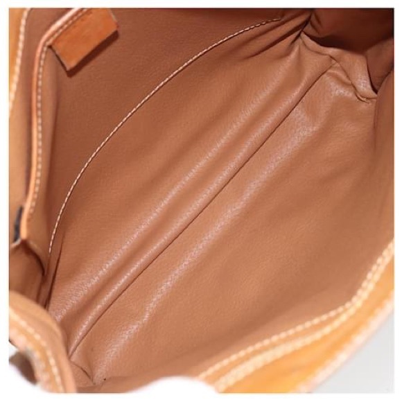 CELINE Macadam Canvas Hand Bag PVC Beige Gold Tote with COA! - Picture 10 of 10